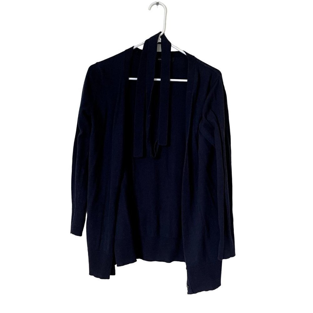 Banana Republic Factory navy blue cardigan sweater comfortable buttons casual